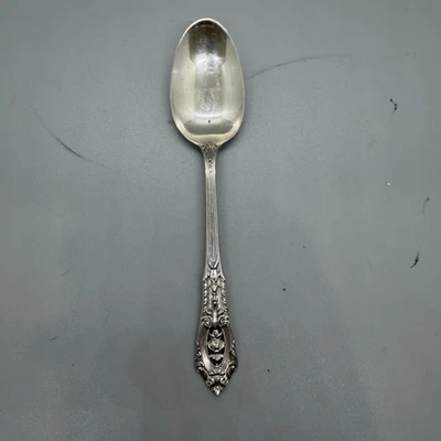 Rose Point by Wallace Sterling Silver Individual Demitasse Teaspoon- 6 in/.9 oz - Image 1 of 4