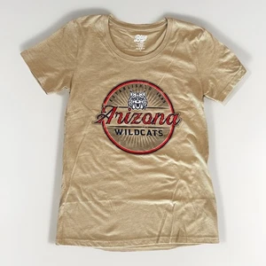 Arizona Wildcats Distressed Logo Shirt - Tan - Women's Medium **NWOT** - Picture 1 of 5