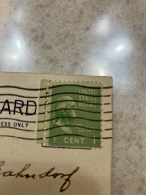 Rare!!!! Vintage Collectable. George Washington 1 Cent Stamp 1789-1797   - Image 1 of 3