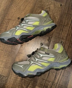 WOMENS ECCO RECEPTOR GRAY GREEN HIKING SHOES! 8 8.5 - Picture 1 of 4