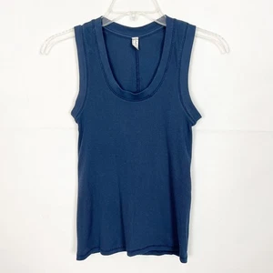 Intimately Free Women's Scoop Neck Blue Cropped Top Size XS - Picture 1 of 8