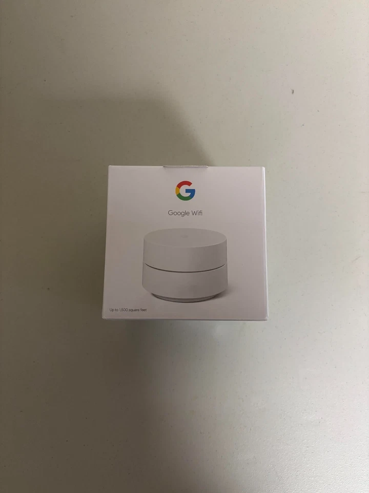 Google Wifi AC1200 Mesh WiFi System Wifi Router 1500 Sq Ft Coverage Brand New - Image 1 of 1