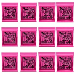 12 SETS Ernie Ball Electric Guitar Strings SUPER Slinky 9-42 Nickel Wound 2223 - Picture 1 of 9