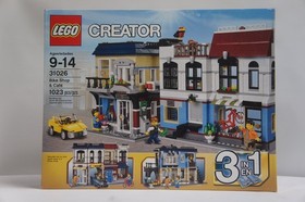 Lego Creator 31026 Bike Shop & Cafe 3 in 1 Building Set Sealed Retired Factory