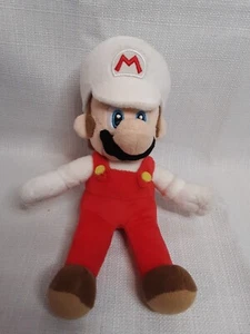 Super Mario Fire Mario Nintendo Sanei 8" Plush Stuffed Animal - Picture 1 of 11