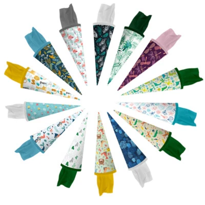 itenga Geschwister Schultüte 35cm Tiere Pflanzen Zuckertüte Kinder Erwachsene