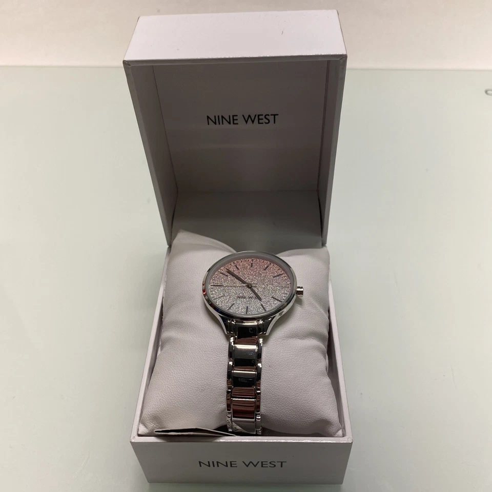 Nine West Women's Bracelet Watch Silver Size Ipai
