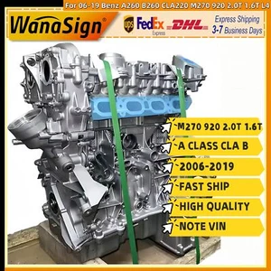 Long Block Engine Assembly For 06-19 Benz A260 B260 CLA220 M270 920 2.0T 1.6T L4 - Picture 1 of 11