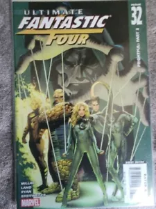MARVEL ULTIMATE FANTASTIC FOUR #32 DR. DOOM MILLAR LAND COVER - Foto 1 di 1