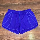 Athleta Record Time Running Shorts Womens XS Purple Athletic Zip Pocket Lined