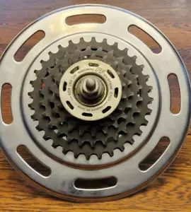 Vintage 1978 Schwinn Approved Shimano FF System Freilauf Naben- & Speichenschutz - Bild 1 von 9