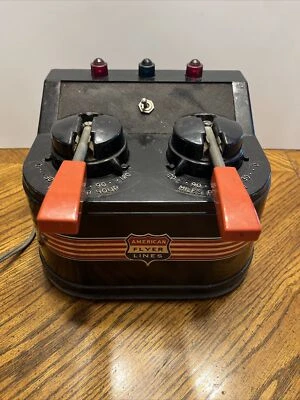Vintage Postwar American Flyer Lines 18b 2 Train Transformer Turns On - Image 1 of 4