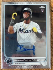 2022 Topps Chrome | RA-BD Bryan De La Cruz Autograph Miami Marlins RC