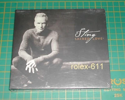 Sting Sacred Love Bonus Track 2003 Taiwan 24K GOLD Promo 40-Pages Book CD sealed - Bild 1 von 4