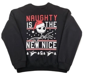 Disney Sweatshirt M (7-9) Nightmare Before Christmas Jack Skelett LS Crew - Bild 1 von 7