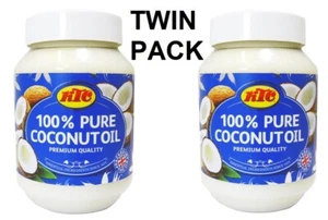 2 X KTC 100% Pure Coconut Oil 500 ml (Hair,Skin Care,Multipurpose) TWIN PACK - Picture 1 of 1