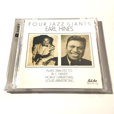 Earl Hines Four Jazz Giants 2-CD 1997 Louis Armstrong, Sealed, New - Image 1 of 3