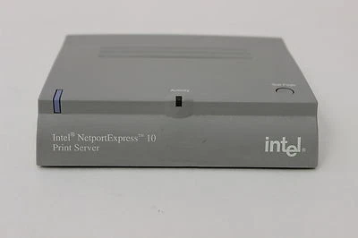 INTEL 730003-004  NETPORTEXPRESS 10  PRINT SERVER WITH AC ADAPTER - Image 1 of 3