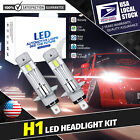 H1 Led Headlight Bulb Conversion Kit High Low Beam Lamp 6000K 36000Lm Cold White