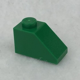 LEGO 3040 Green Slope 45 2 x 1 (x2)