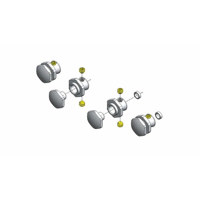 MIP 10115 17mm Hex Adapter Kit Slash 4x4/Rally - Image 1 of 1
