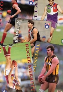 1995 HUNGRY JACKS AFL FOOTY PASSPORT CARDS - COMPLETE YOUR SET / LOT - MINT/NM