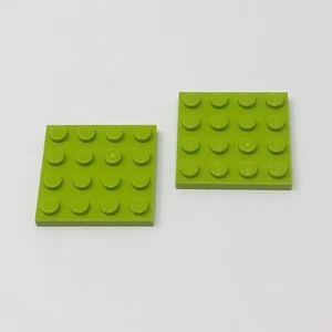 3031 LEGO Parts Plate 4x4 LIME (2) - Picture 1 of 1