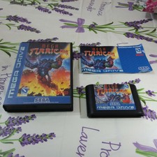 RARE Game Mega Turrican Cartridge case manual enters and read
