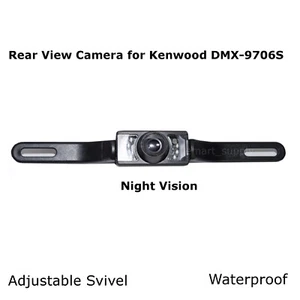 New Rear View Camera Backup License Plate Night for Kenwood DMX 9706S DMX9706S - Picture 1 of 2