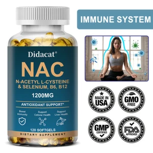 Thorne NAC N-acetil cisteína soporte hepático 1200 mg - 120 Cápsulas - Imagen 1 de 12