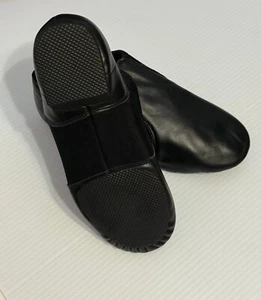 Jazz Shoes for Big KidGirls Leather Dance Shoes Black US 4MB - Picture 1 of 3