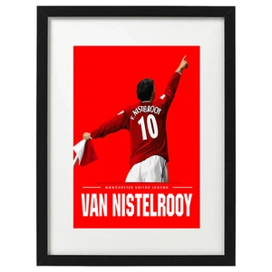Ruud Van Nistelrooy Manchester United art print / poster - Picture 1 of 2