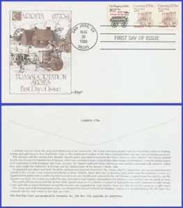 Carreta USA4 #2255 U/A ARTMASTER FDC STR2 - Imagen 1 de 1