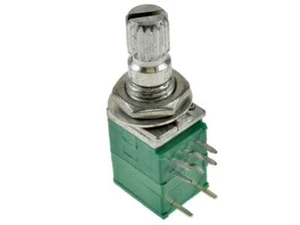 2x10k B axis = 6mm 8PIN LINEAR SINGLE TURN STEREO POTENTIOMETER WITH SWITCH RK09 - Bild 1 von 1