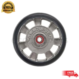 8" Mold-On Rubber Hand Truck Wheel with Sealed Bearings NEW - Picture 1 of 3