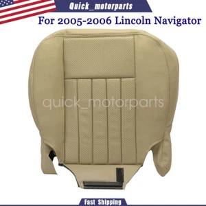 Driver Bottom Perforated Leather Seat Cover Tan For 2005-2006 Lincoln Navigator - Bild 1 von 5