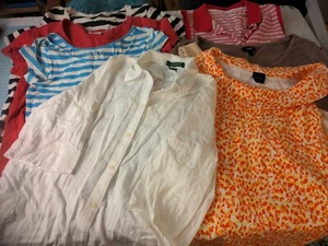 RESELLER Inventory 17 Piece Women's Tops Clothing Mixed Lot Cotton Brands BIN01 - Picture 1 of 12