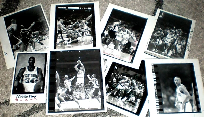 FOTOS DE PRENSA KNICKS TIPO 1 (8) AÑOS 80/90 LAS ÚNICAS ESTRELLAS ORIGINALES VINTAGE Foto 1 de 4