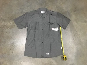 Orisue Basic S/S Button-Up In Grey - Sz. 3XL Retail $64 NWD 100% Authentic - Picture 1 of 11