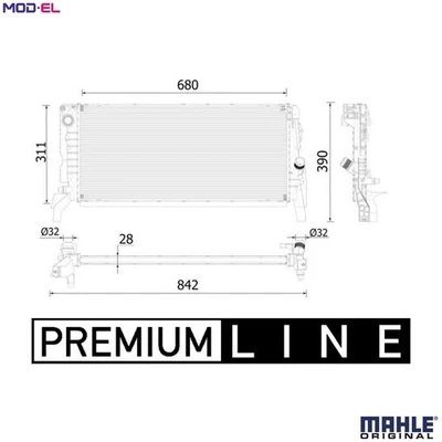 RADIATOR ENGINE COOLING CR 2311 000P FOR MINI COUNTRYMAN BMW X1/Van/F48 2.0L - Image 1 of 4