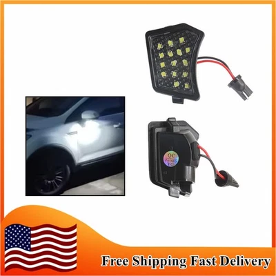 LED Car Under Side Mirror Puddle Lights 2Pcs For Jaguar XF 2019-2021 - Изображение 1 из 4