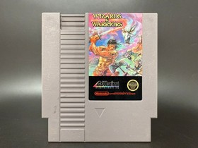 Wizards & Warriors (Nintendo NES) *SOLO CARRELLO GIOCO - TESTATO - 5 VITI*