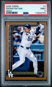 Shohei Ohtani #1 Gold 2025 Topps Series 1/2025 PSA 9 - Imagen 1 de 2