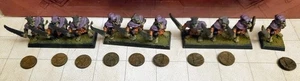 Warhammer Fantasy 10x Regiments Skaven Clanrats White Plastic Chaos Ratmen - Picture 1 of 3