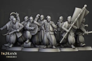 Highland Miniatures Habor Cossacks - 3D Printed - Picture 1 of 2