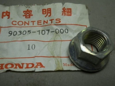 Piezas originales HONDA RR. Tuerca de eje 90305-107-000 OEM NOS cb100 cl100 Foto 1 de 4