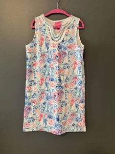 Lilly Pulitzer Fourth of July Fireworks Patriotic Girls Dress. Size 12-14 XL. - Picture 1 of 1