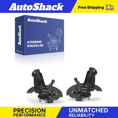 Front Steering Knuckle & Wheel Bearing Hub Assemblies Pair 2 for Ford Escape - Image 1 of 4