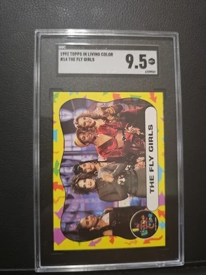 Jennifer Lopez Rookie RC 1992 Topps In Living Color #14 The Fly Girls SGC 9.5 - Image 1 of 3