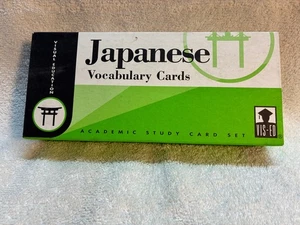 Vis-Ed JAPANESE Language Vocabulary FLASH CARDS by Visual Education USED - Imagen 1 de 2